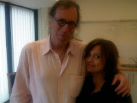 Randall Grahm and Juel Mahoney at FMV lunch in London